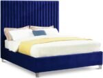 Candace Velvet Upholstered Bed