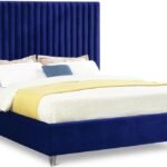 Candace Velvet Upholstered Bed