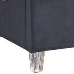 Candace Velvet Upholstered Bed - Image 3