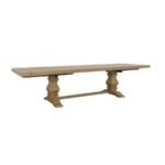 FLORENCE 126-INCH EXTENSION DINING TABLE RUSTIC HONEY - Image 3