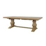 FLORENCE 126-INCH EXTENSION DINING TABLE RUSTIC HONEY - Image 5