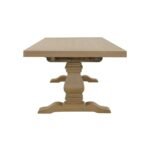 FLORENCE 126-INCH EXTENSION DINING TABLE RUSTIC HONEY - Image 7