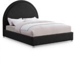 Milo Boucle Fabric Upholstered Bed