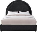 Milo Boucle Fabric Upholstered Bed - Image 3