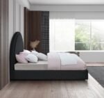 Milo Boucle Fabric Upholstered Bed - Image 5
