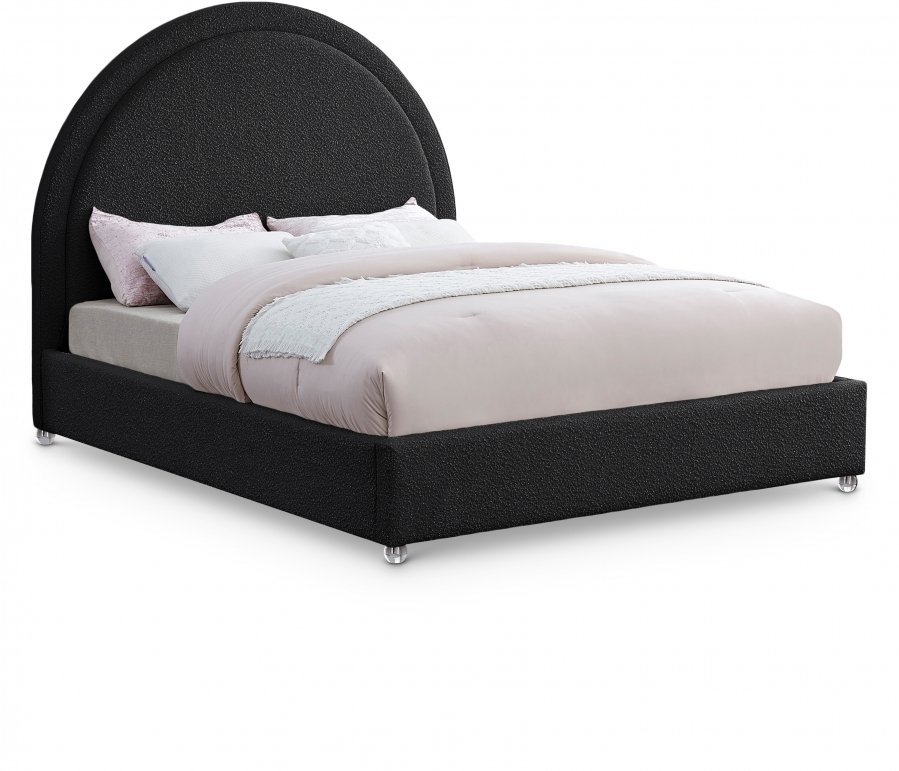18058.jpg Milo Boucle Fabric Upholstered Bed - Image 1