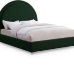 Milo Boucle Fabric Upholstered Bed