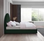 Milo Boucle Fabric Upholstered Bed - Image 5