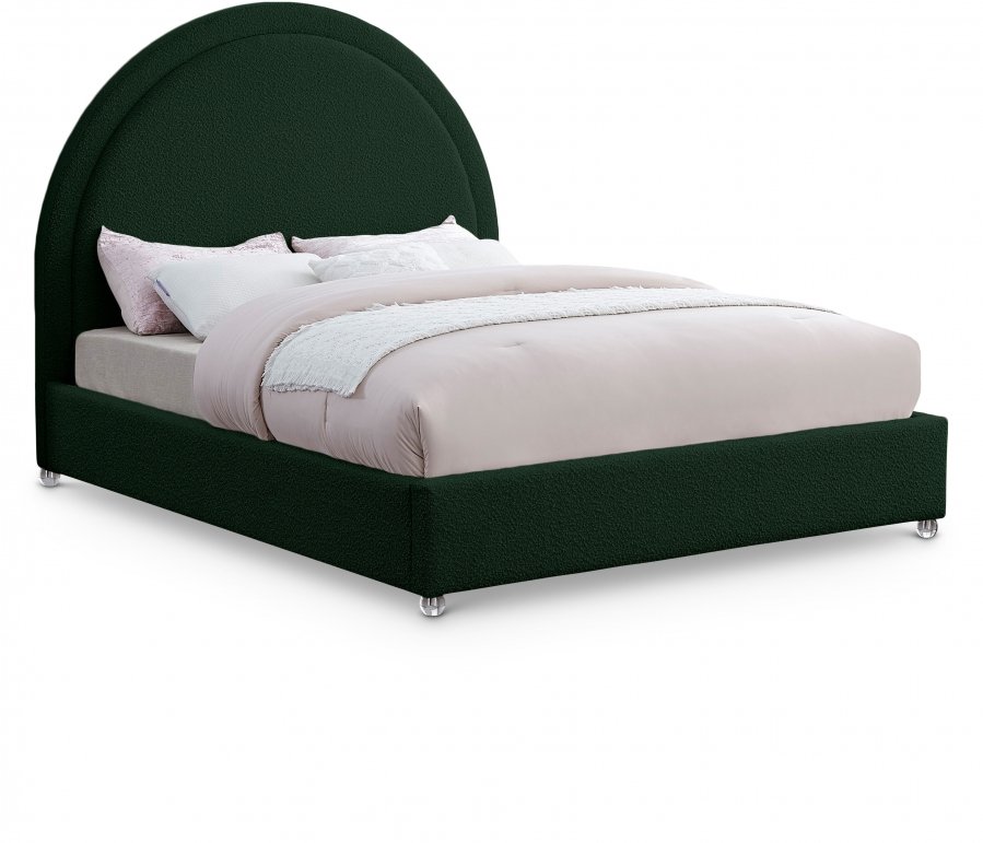 18068.jpg Milo Boucle Fabric Upholstered Bed - Image 1