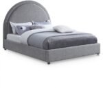 Milo Boucle Fabric Upholstered Bed