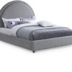 Milo Boucle Fabric Upholstered Bed