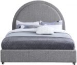 Milo Boucle Fabric Upholstered Bed - Image 3