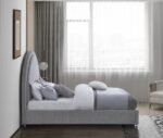 Milo Boucle Fabric Upholstered Bed - Image 5