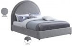 Milo Boucle Fabric Upholstered Bed - Image 8