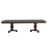 1808-112* Double Pedestal Dining Table