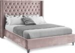 Aiden Velvet Upholstered Bed