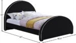 Brody Velvet Upholstered Bed - Image 7