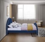 Brody Velvet Upholstered Bed - Image 5