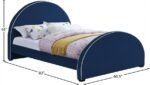 Brody Velvet Upholstered Bed - Image 7