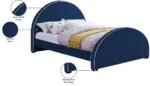 Brody Velvet Upholstered Bed - Image 8
