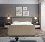 Dillard Velvet Upholstered Bed - Image 4