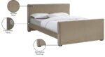 Dillard Velvet Upholstered Bed - Image 8