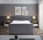 Dillard Velvet Upholstered Bed - Image 4