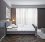 Dillard Velvet Upholstered Bed - Image 5