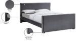 Dillard Velvet Upholstered Bed - Image 8