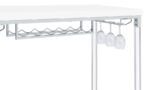 NORCREST 47-INCH ACRYLIC LEG BAR TABLE WHITE HIGH GLOSS - Image 8