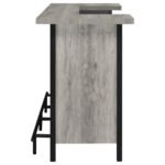 BELLEMORE FREESTANDING HOME BAR WINE CABINET GREY DRIFTWOOD - Image 6