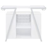 ARACELI FREESTANDING LED HOME BAR CABINET WHITE HIGH GLOSS - Image 11