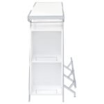 ARACELI FREESTANDING LED HOME BAR CABINET WHITE HIGH GLOSS - Image 12