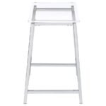 JOVANI ACRYLIC BACKLESS COUNTER STOOL CHROME (SET OF 2) - Image 6
