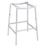 JOVANI ACRYLIC BACKLESS BAR STOOL CHROME (SET OF 2) - Image 3