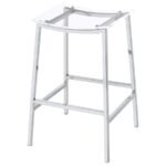 JOVANI ACRYLIC BACKLESS BAR STOOL CHROME (SET OF 2) - Image 5