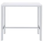NATIVIDAD 5-PIECE PUB HEIGHT BAR TABLE SET WHITE HIGH GLOSS - Image 4