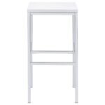 NATIVIDAD 5-PIECE PUB HEIGHT BAR TABLE SET WHITE HIGH GLOSS - Image 6