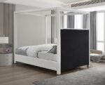 Emerson Linen Textured Fabric Upholstered Bed - Image 6