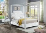 Rowan Velvet Upholstered Bed - Image 3