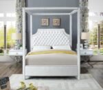 Rowan Velvet Upholstered Bed - Image 4