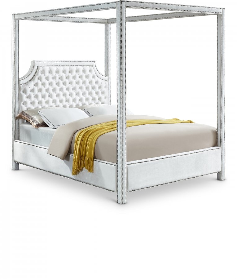 1826.jpg Rowan Velvet Upholstered Bed - Image 1