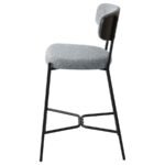 ELISON COUNTER HEIGHT BAR STOOL GREY (SET OF 2) - Image 6
