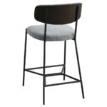 ELISON COUNTER HEIGHT BAR STOOL GREY (SET OF 2) - Image 7