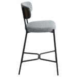 ELISON COUNTER HEIGHT BAR STOOL GREY (SET OF 2) - Image 9