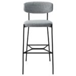 ELISON PUB HEIGHT BAR STOOL GREY (SET OF 2) - Image 4