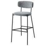 ELISON PUB HEIGHT BAR STOOL GREY (SET OF 2) - Image 5