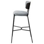 ELISON PUB HEIGHT BAR STOOL GREY (SET OF 2) - Image 6