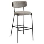 ELISON PUB HEIGHT BAR STOOL LIGHT BROWN (SET OF 2) - Image 3