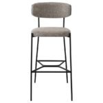 ELISON PUB HEIGHT BAR STOOL LIGHT BROWN (SET OF 2) - Image 4